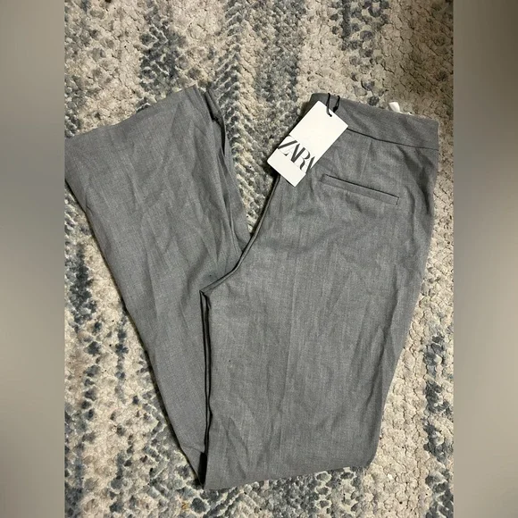 Zara Classic Gray Trousers - Picture 2 of 4